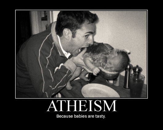 atheist baby eater